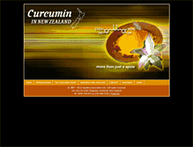 Tablet Screenshot of curcumin.co.nz
